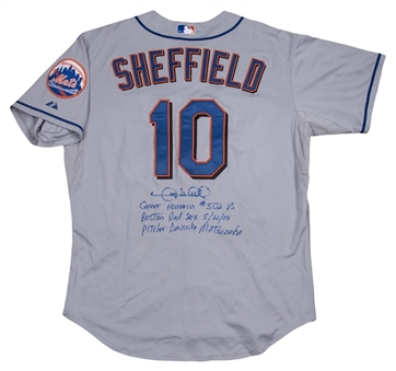 2009 Gary Sheffield Game Used and Signed New Yorks Mets Jersey For Career HR #502 (MLB Authenticated)